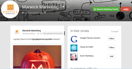 Google plus Vanity URL