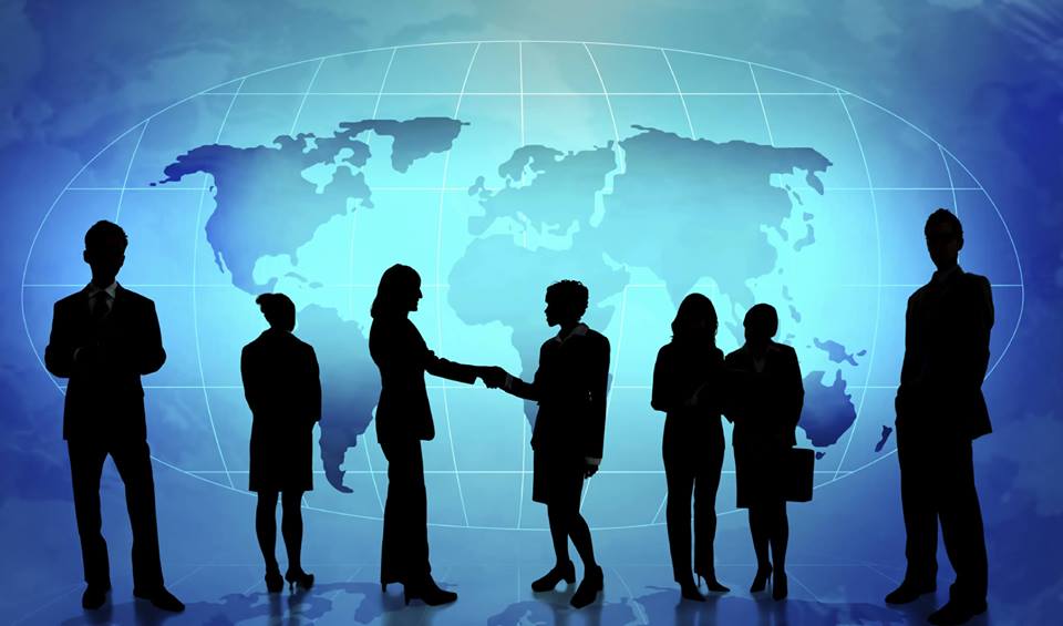 Paying customers banner people