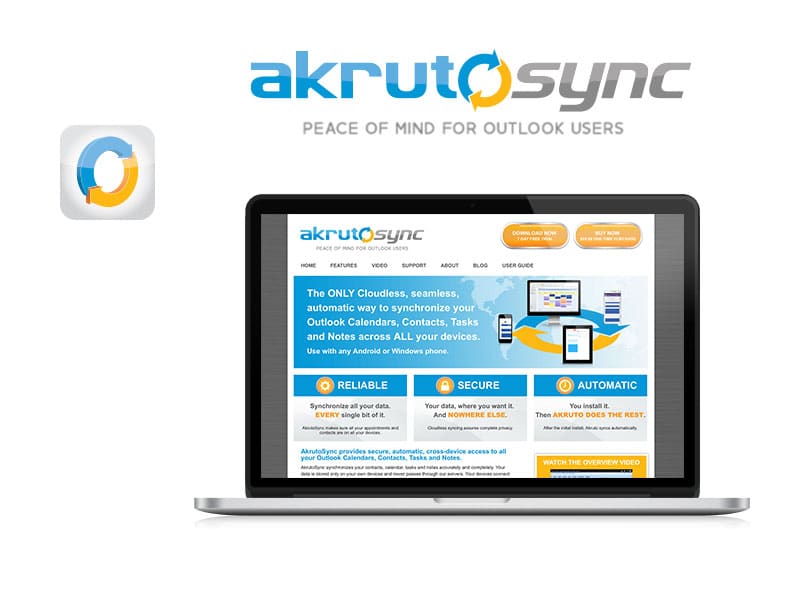 Akruto sync mockup