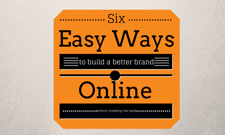 Build a brand online