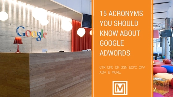 Google AdWords Acronyms Marwick Marketing